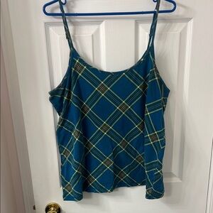 MXM Blue Sleeveless Tank Top